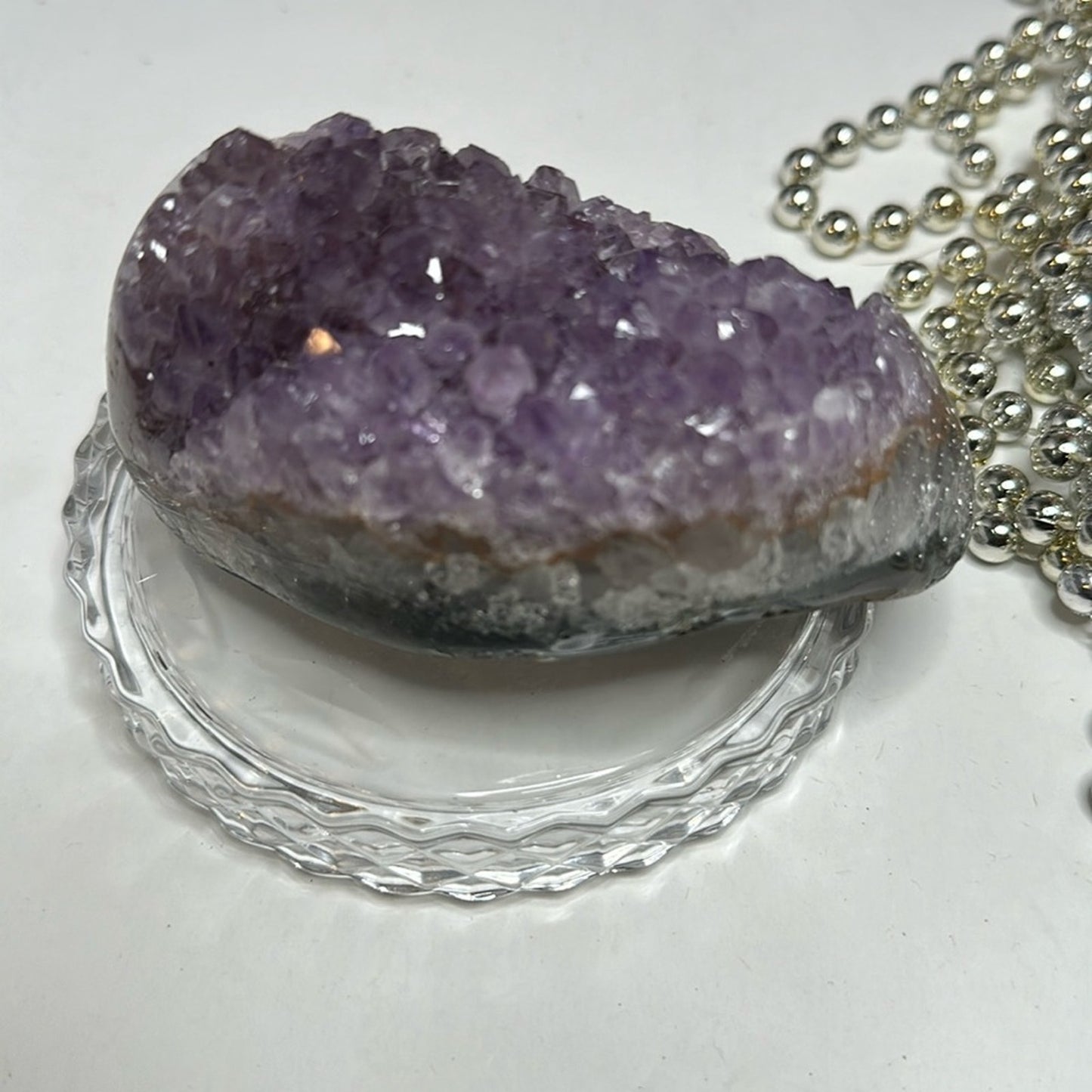 Amethyst Raw Freeform Potato Sugar Points  - DRUZYAMYPOTATO-001 104MM