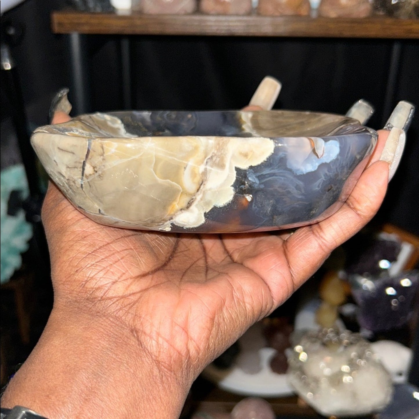 Volcano Agate Bowl #3