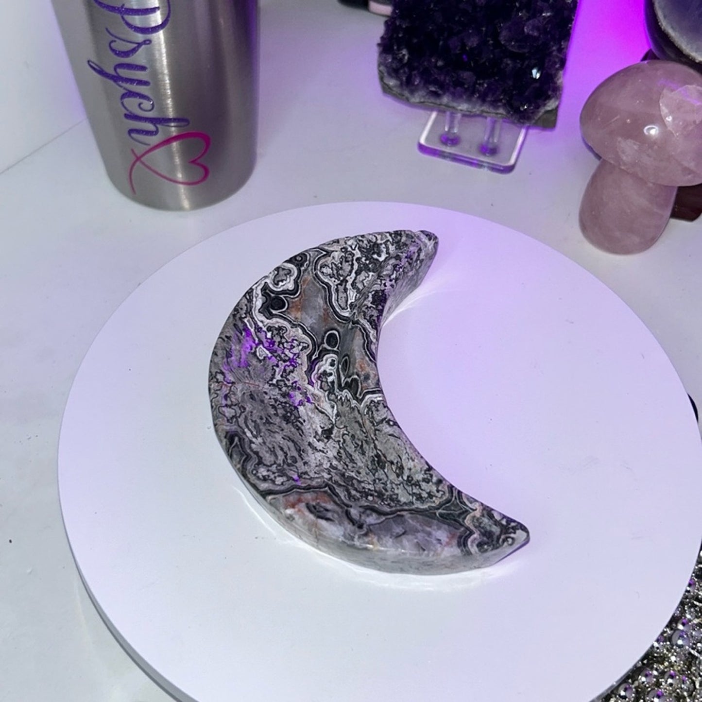 Picasso Jasper Crescent Moon Bowl - PIJASPERMOONBOWL - 362MM