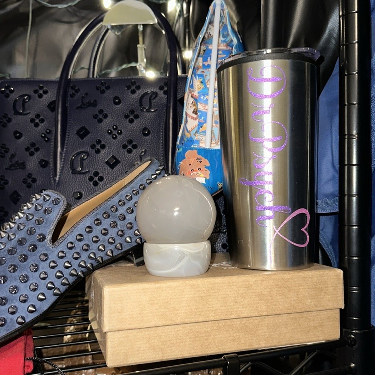 Lavender Quartz Sphere 66.33MM - LVFLTSP001