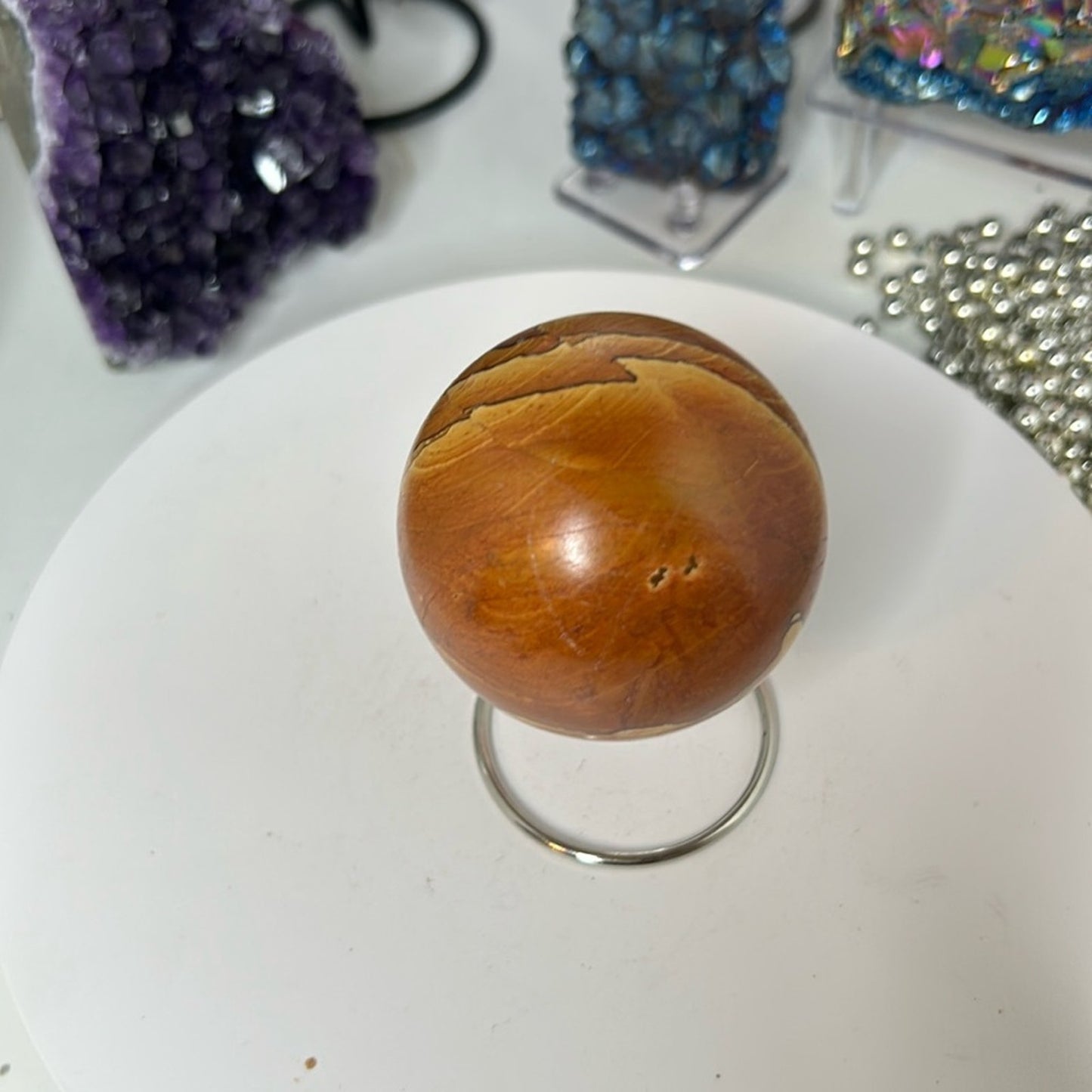 Picture Jasper Sphere - PJASPERSPH-002 61.7MM