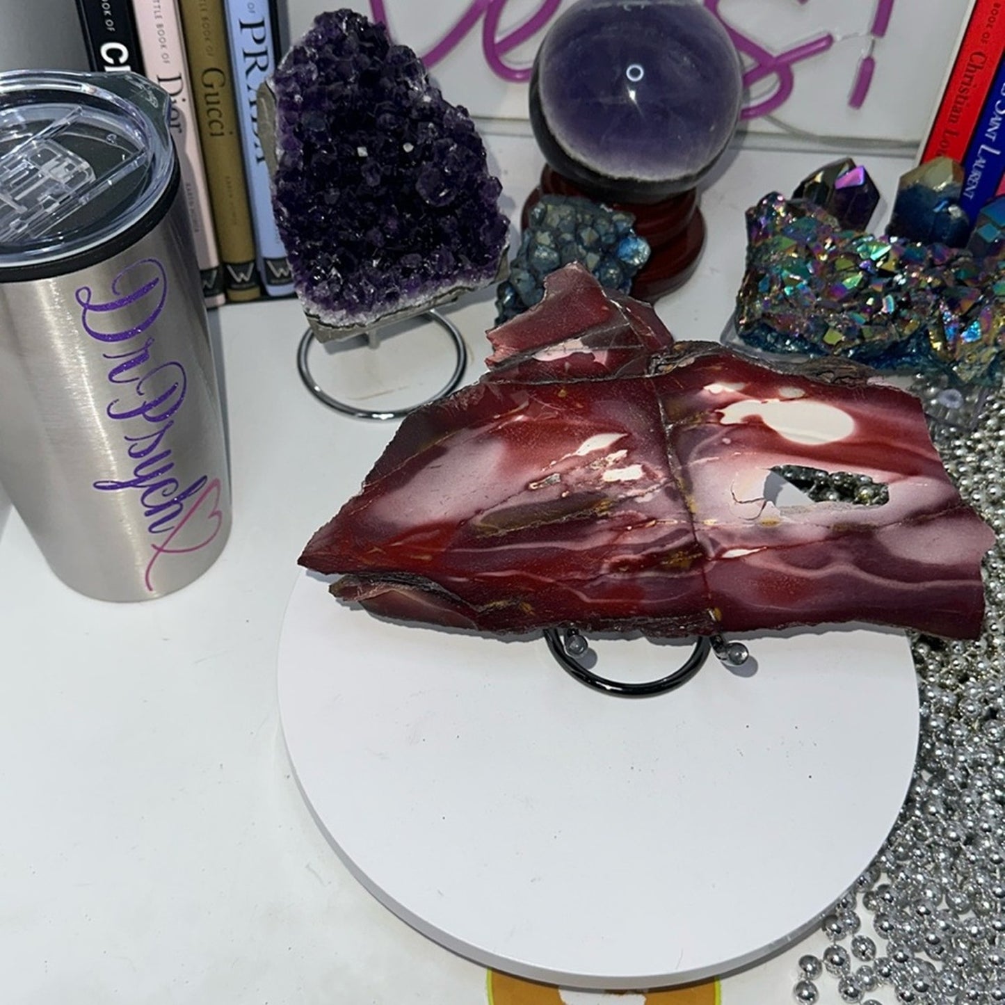 Mookaite slab - Purple Lavender combination MOOKAITESLB-002