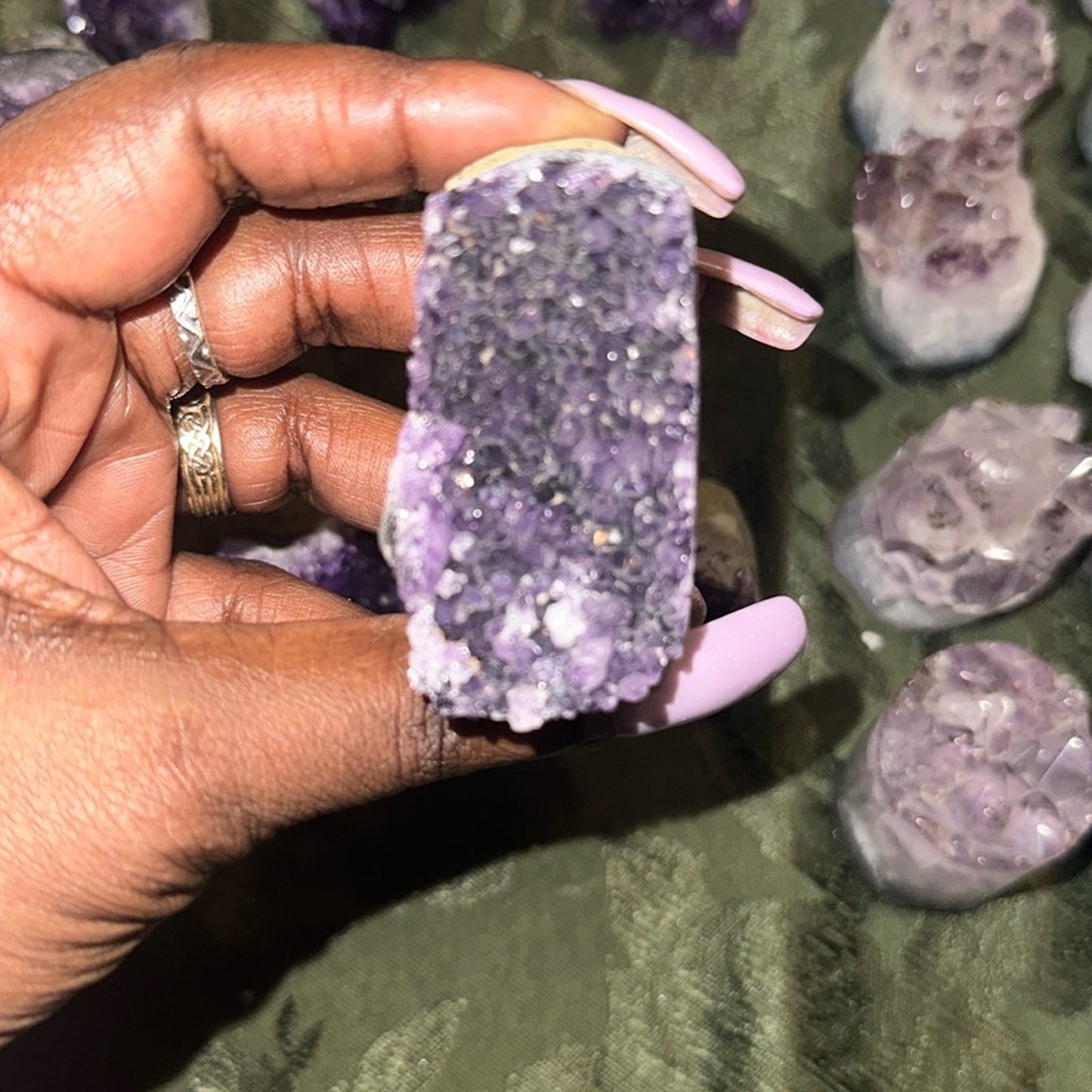 Brazilian Dark Amethyst Raw Point Select from Columns 1, 2, 3 - Price for 1