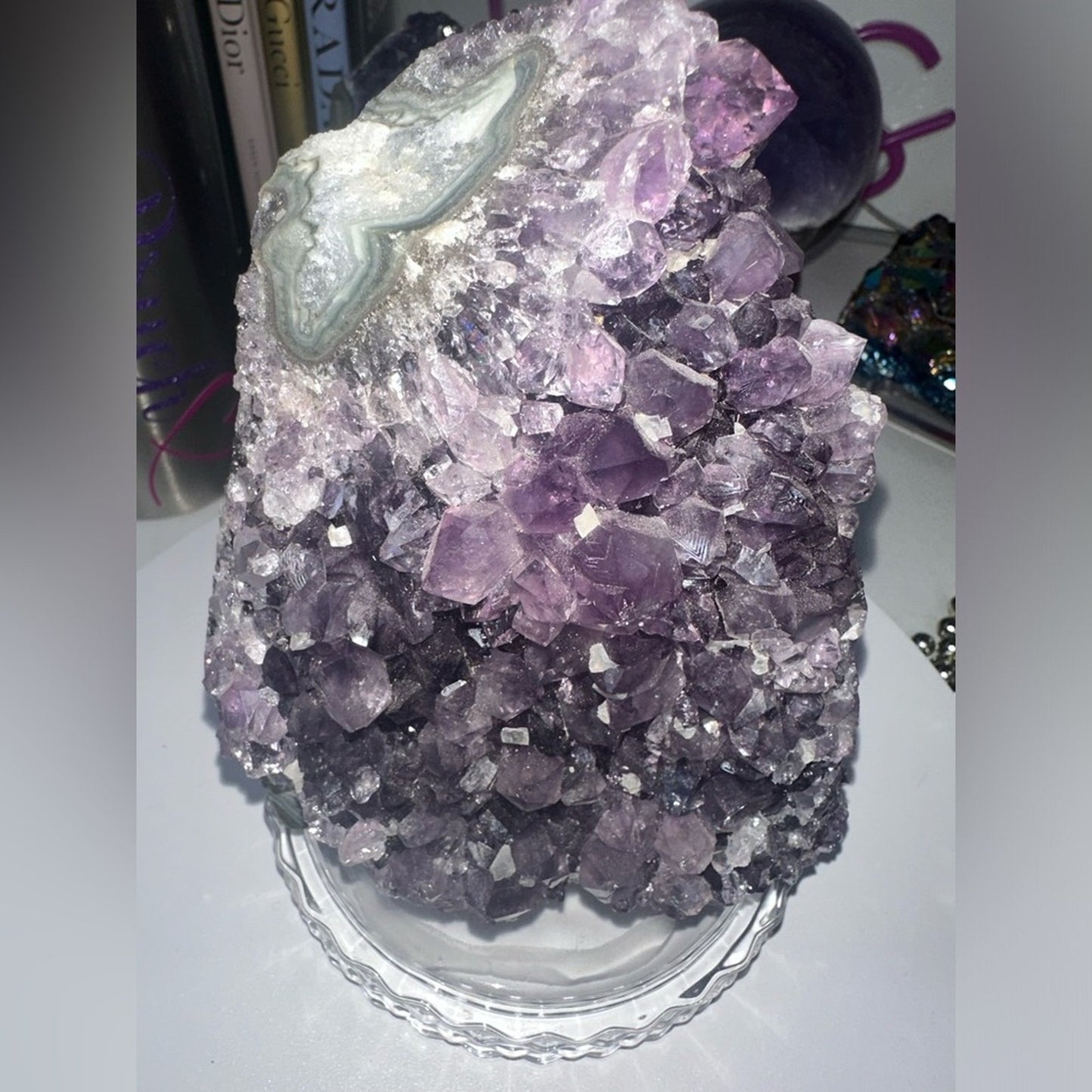 Amethyst Raw Freeform Sugar Points  - AMYCLCPT-001 125MM