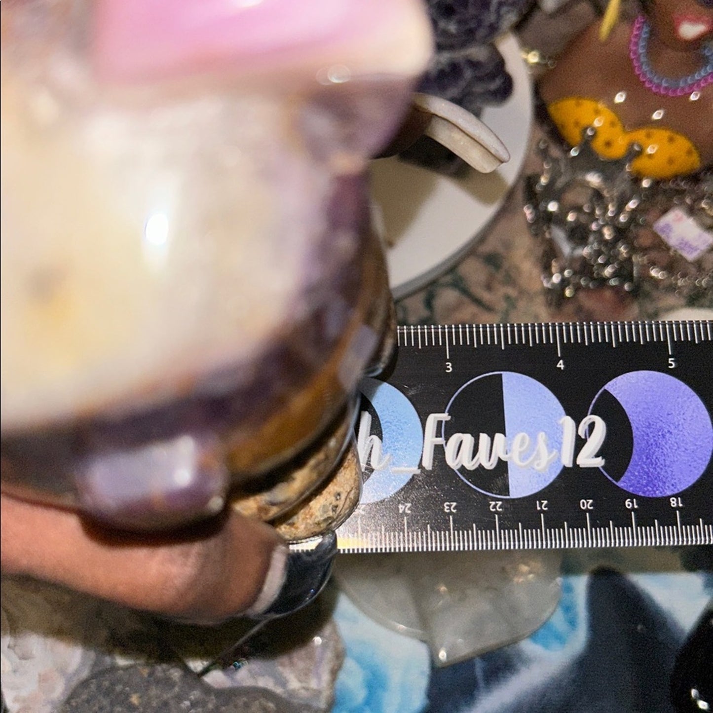Natural Opalized Fluorite Root Stone Bear Custom