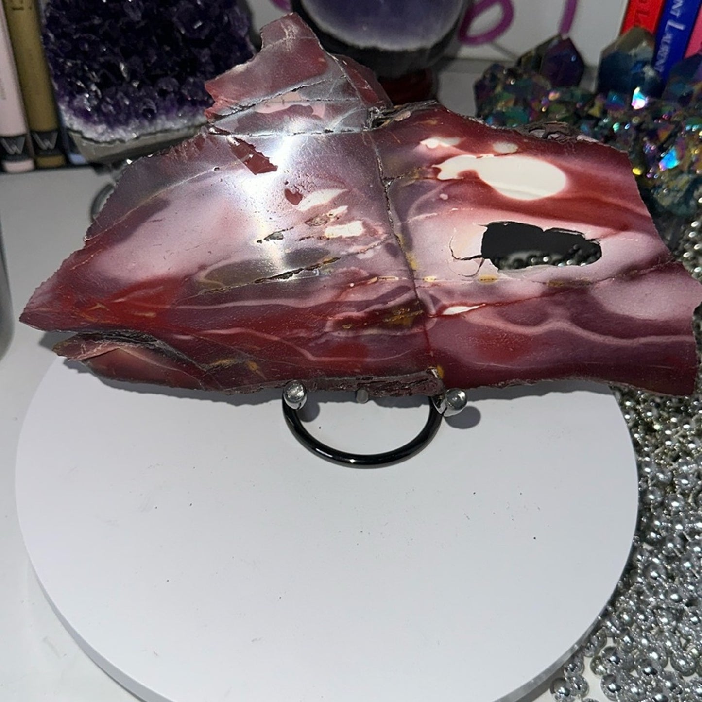 Mookaite slab - Purple Lavender combination MOOKAITESLB-002