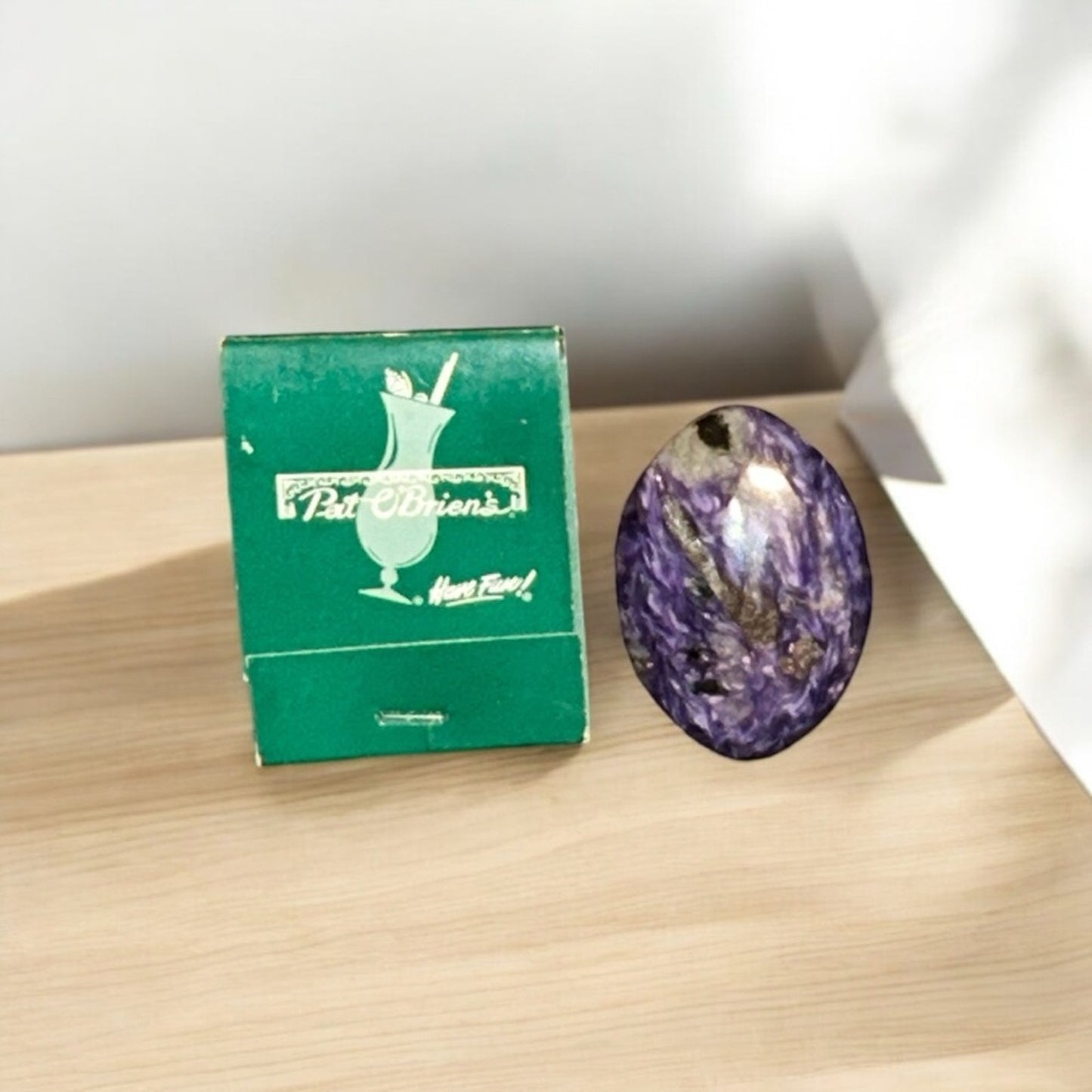 Charoite Cabochon Natural Stone / Palm stone CHARCAB-PICK ONE