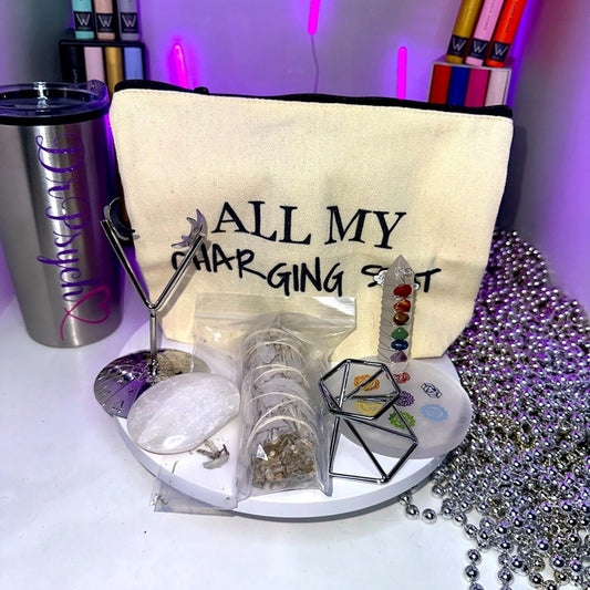 DrPsych_Faves12! Charge & Cleanse Crystal Starter Kit! 🌹🌹🤍🤍