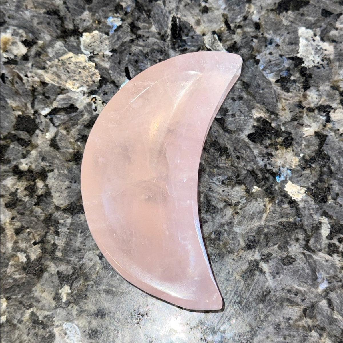 Rose Quartz Moon Bowl #2 - RQMNBWL2