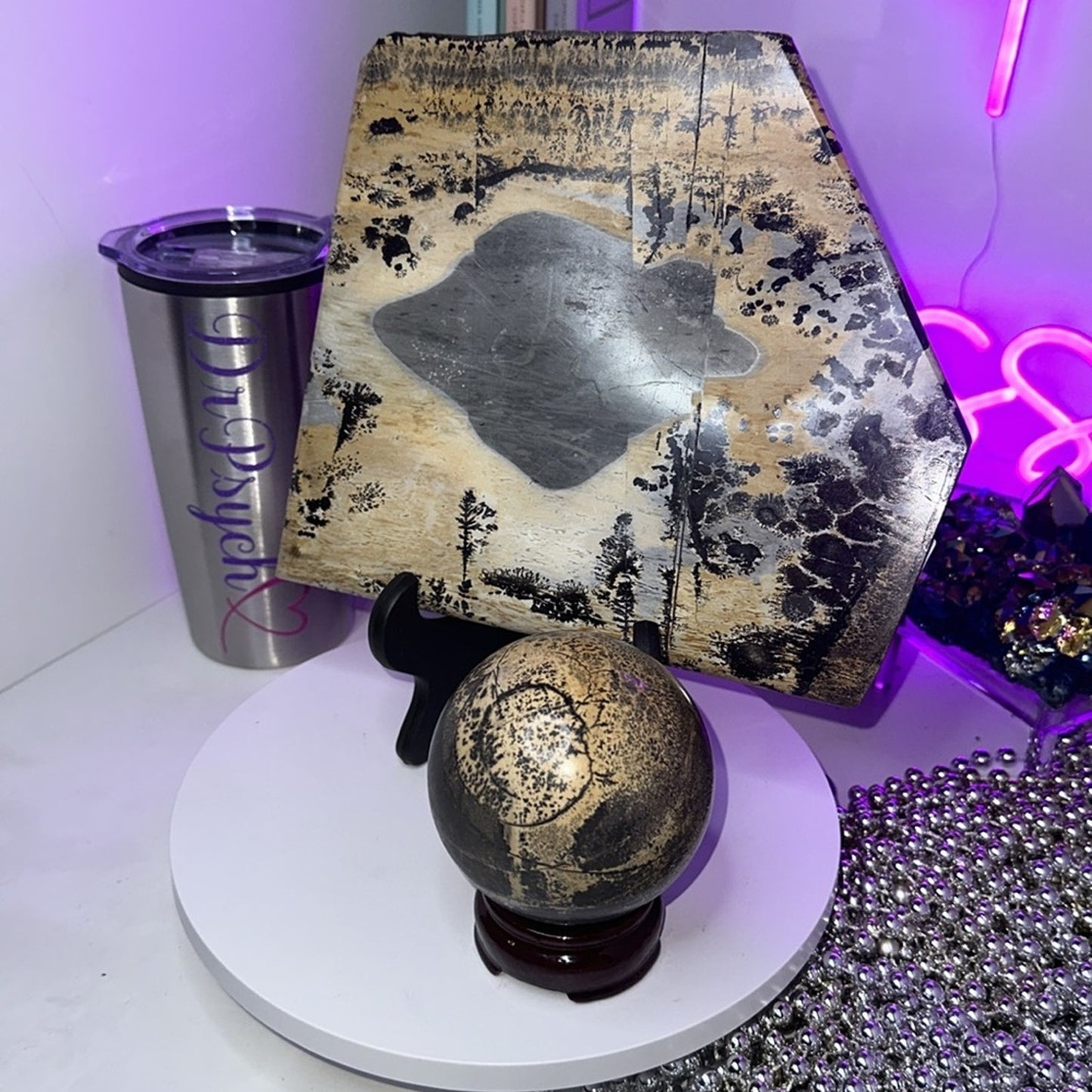 Picture Jasper Sphere - PJASPERSPH-001 78MM