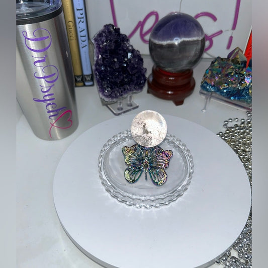 Crackle Quartz Sphere 37MM - CRGQTZ-002