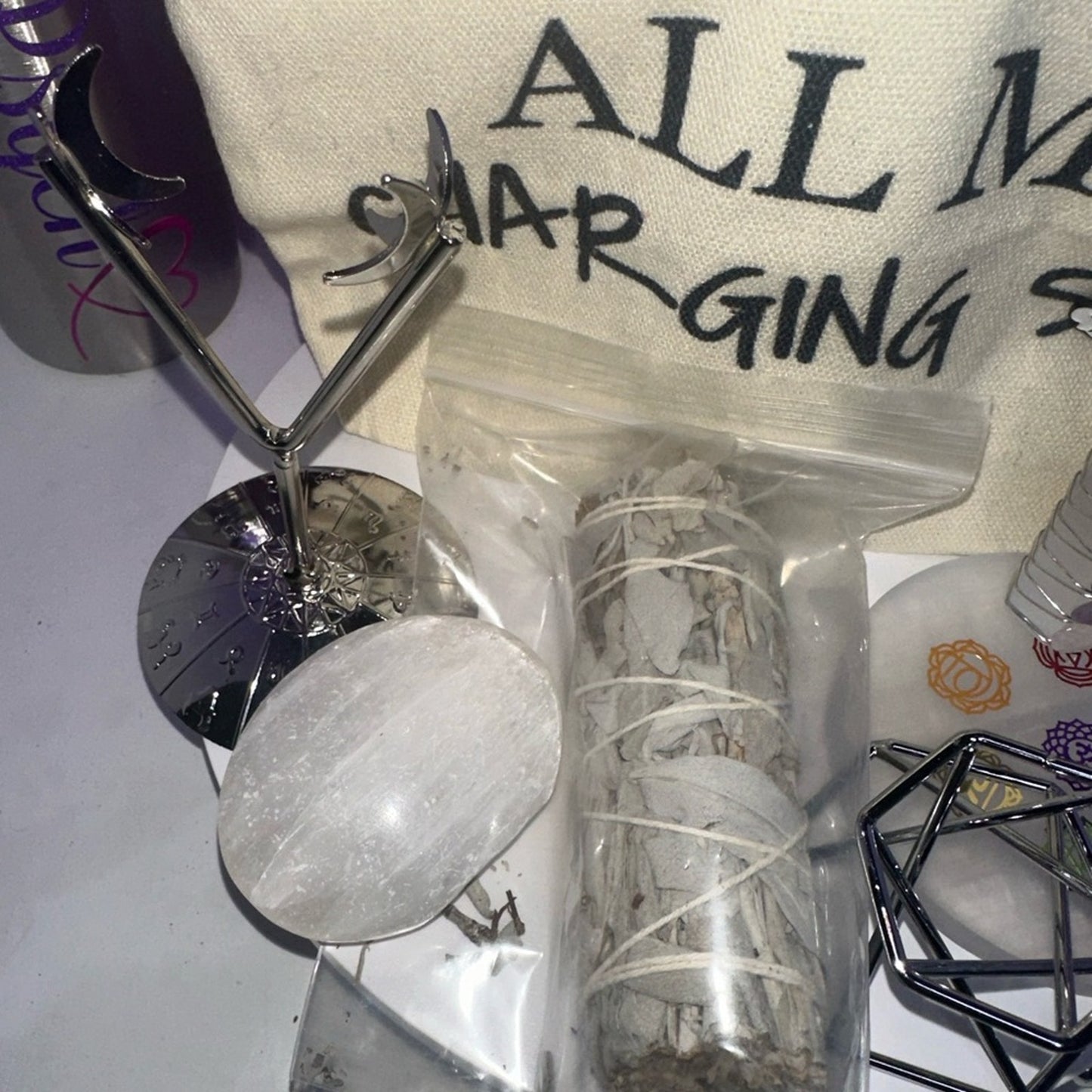 DrPsych_Faves12! Charge & Cleanse Crystal Starter Kit! 🌹🌹🤍🤍