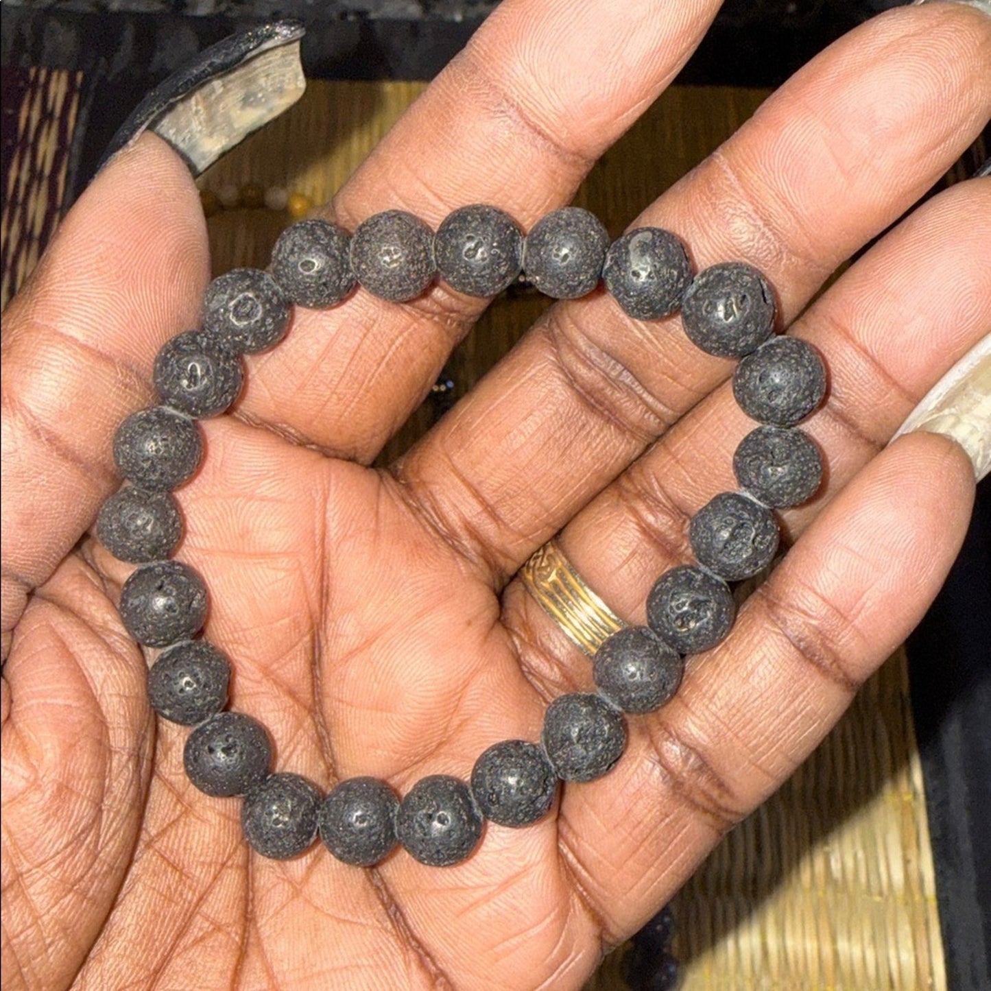 Crystal Beaded Bracelet Set of 7