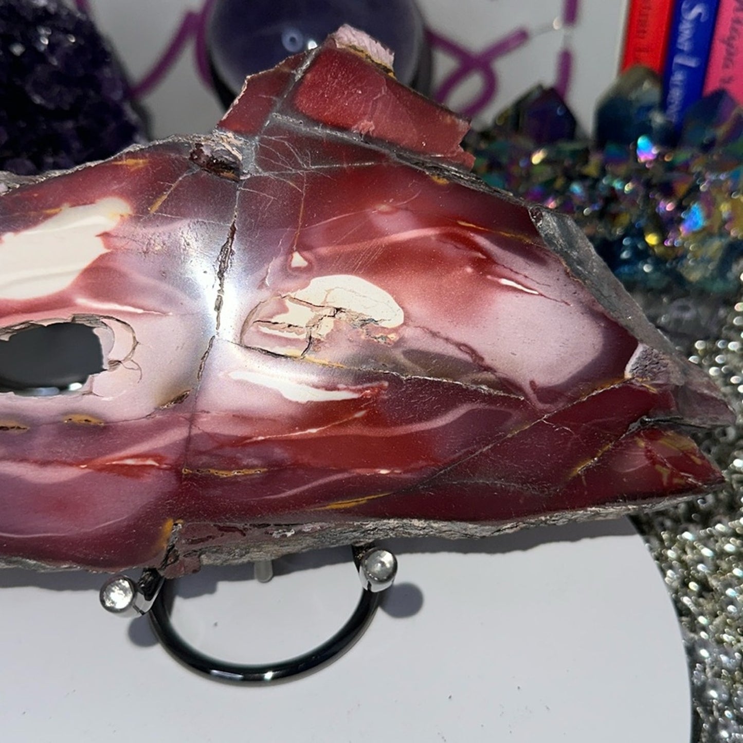 Mookaite slab - Purple Lavender combination MOOKAITESLB-002