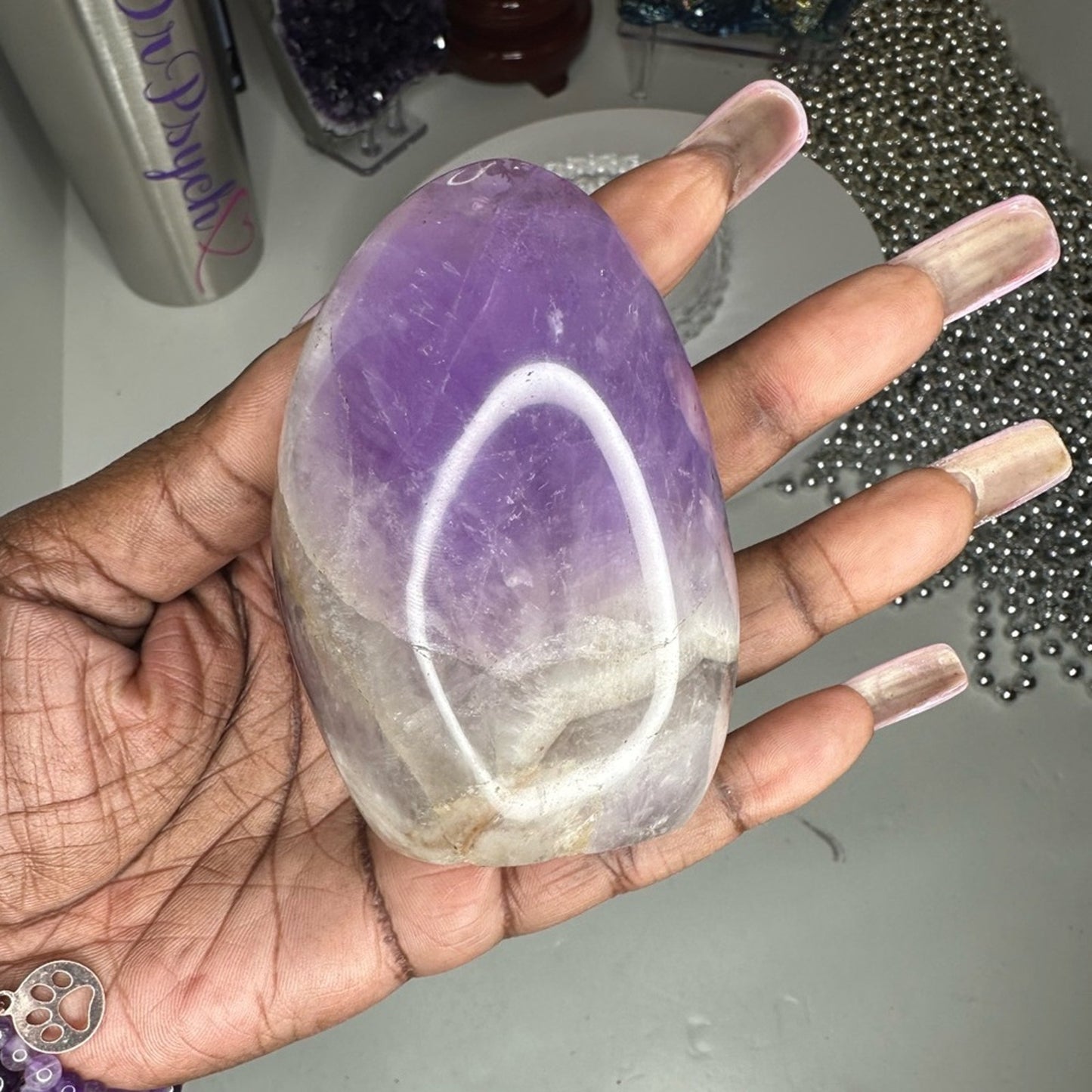 Chevron Amethyst Mountain Small - CHAMYMTNSML-001