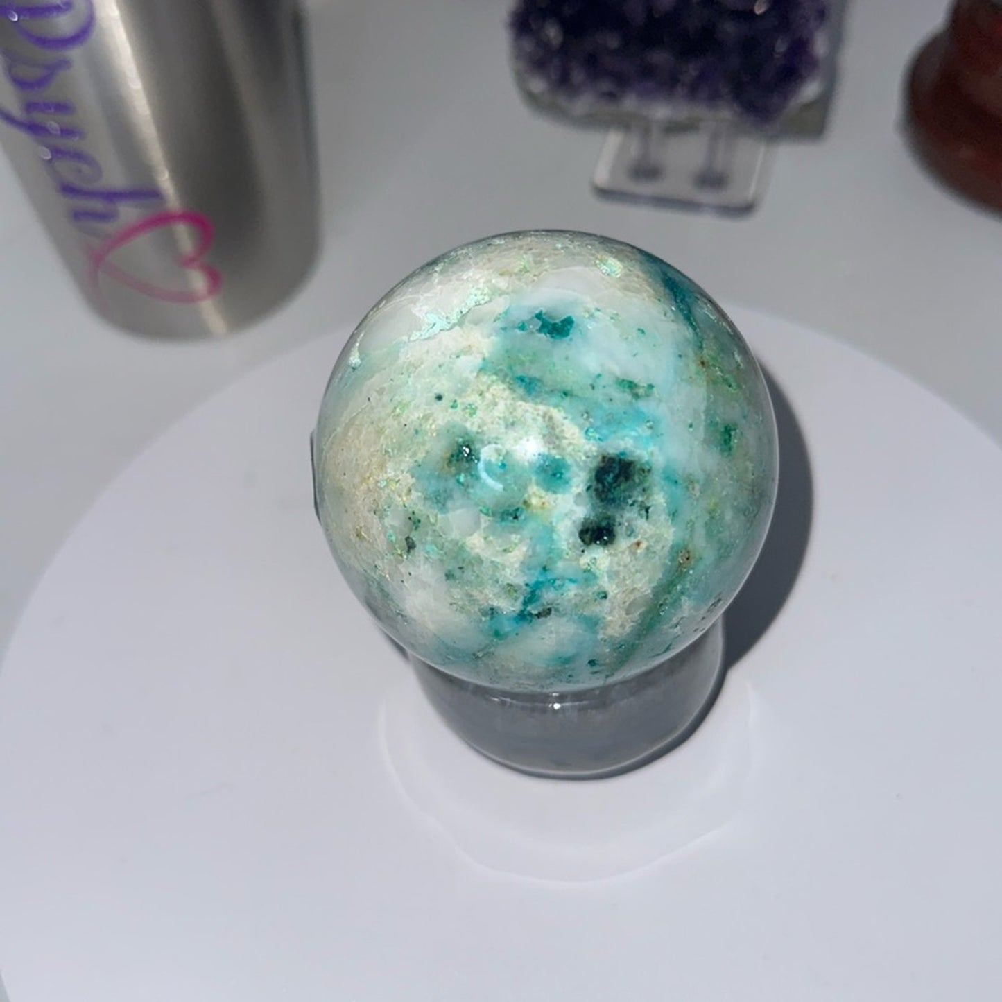 Phoenix Stone Druzy Sphere 70MM - PHSTNSPH -003