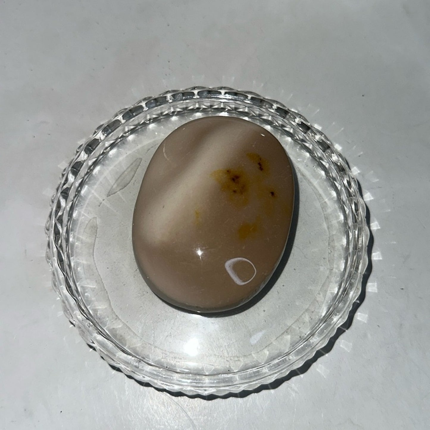 Mookaite Palm stone - MOOKAITEPLM-WHT001