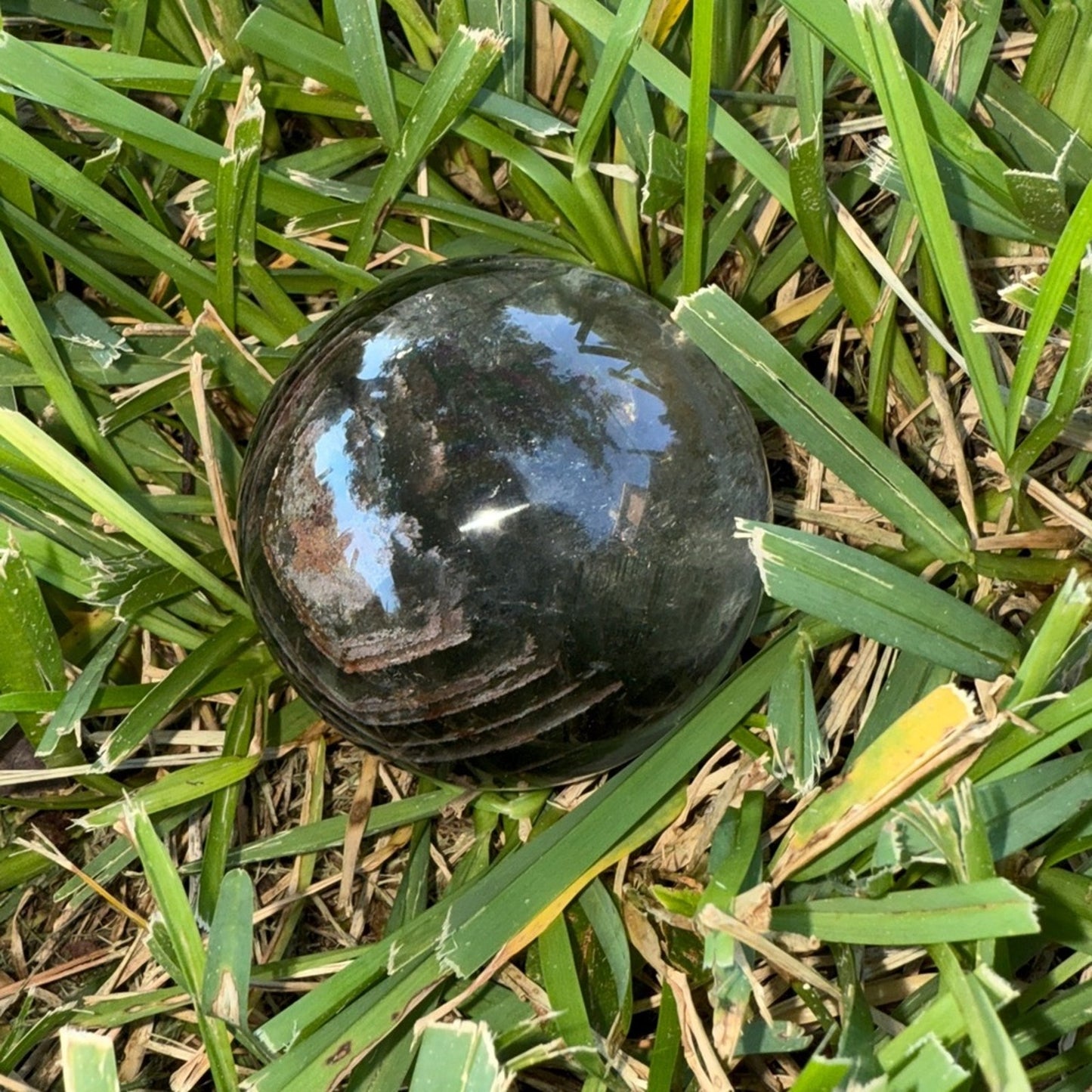 Lodolite (Garden or Phantom Quartz) Crystal Sphere 65.6MM