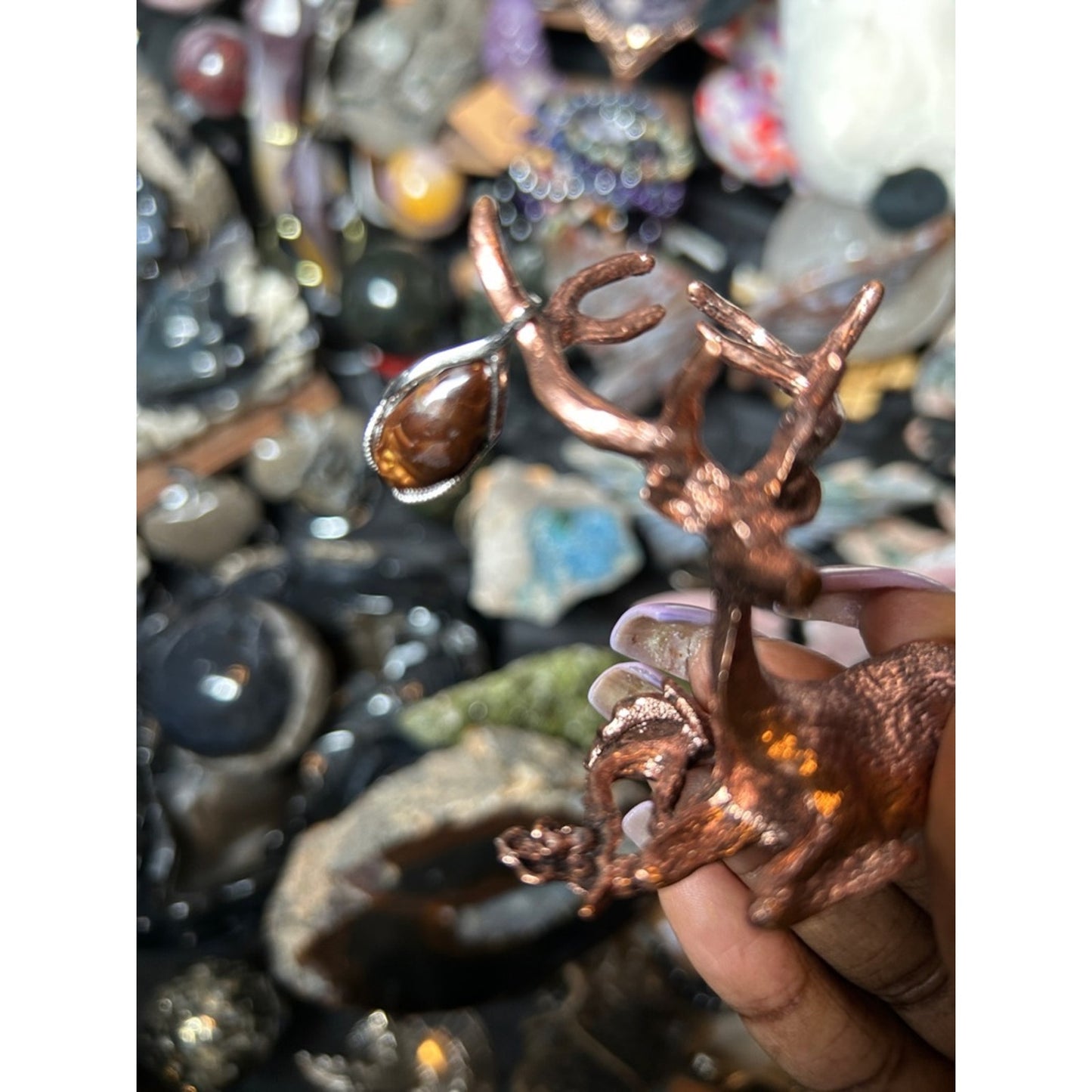 Fire Agate Silver 925 Pendant