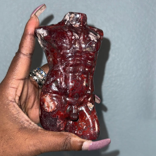 Male Body/Adonis/Homme Form - Mexican Lace Agate