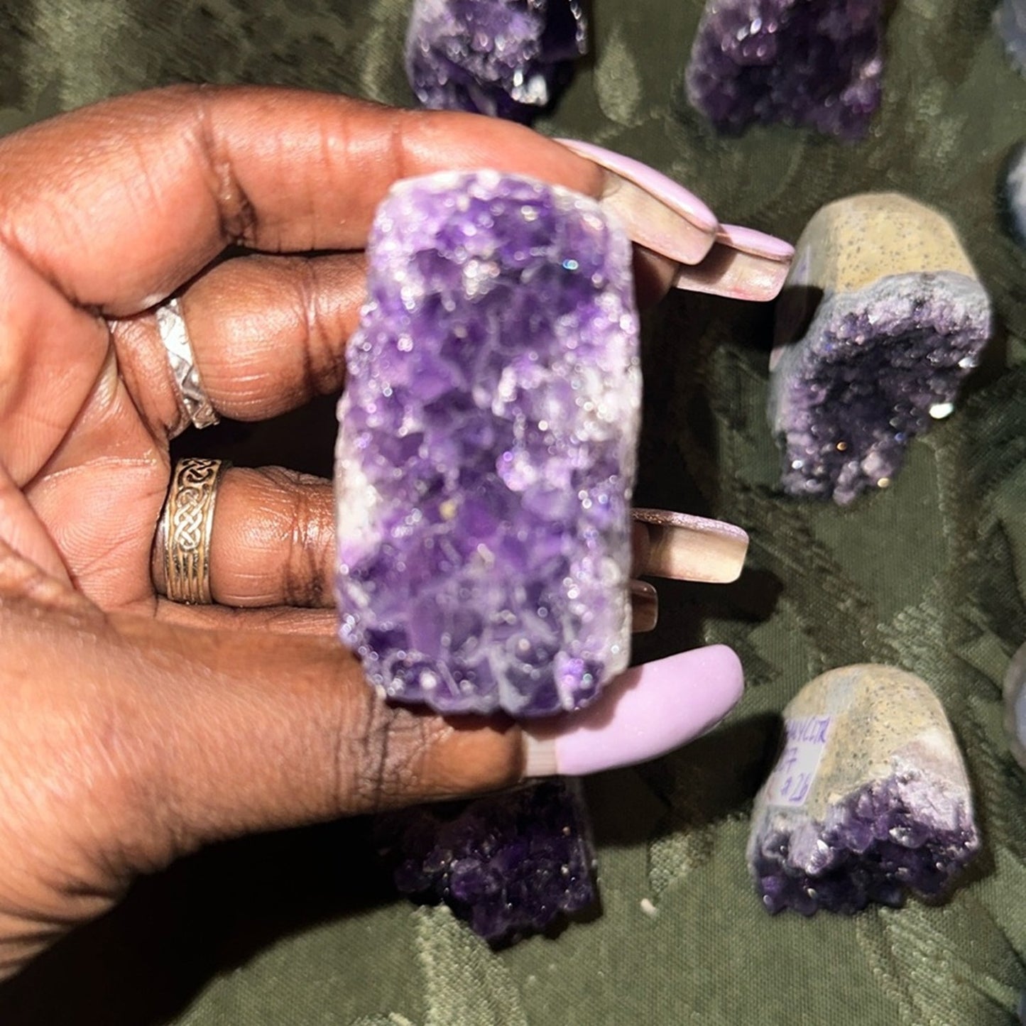 Brazilian Dark Amethyst Raw Point Select from Columns 1, 2, 3 - Price for 1