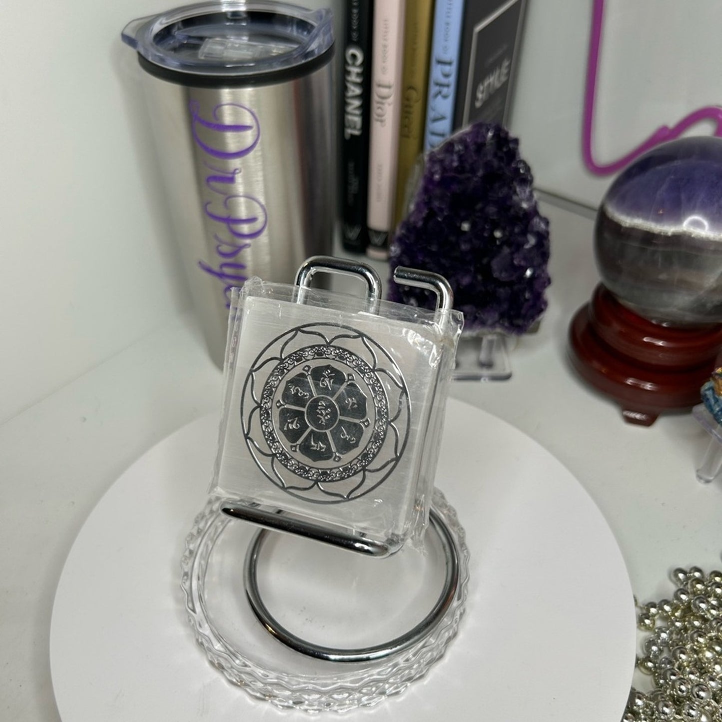 Selenite Mini Charging Plate  - SELPLTCH-001 2.5”