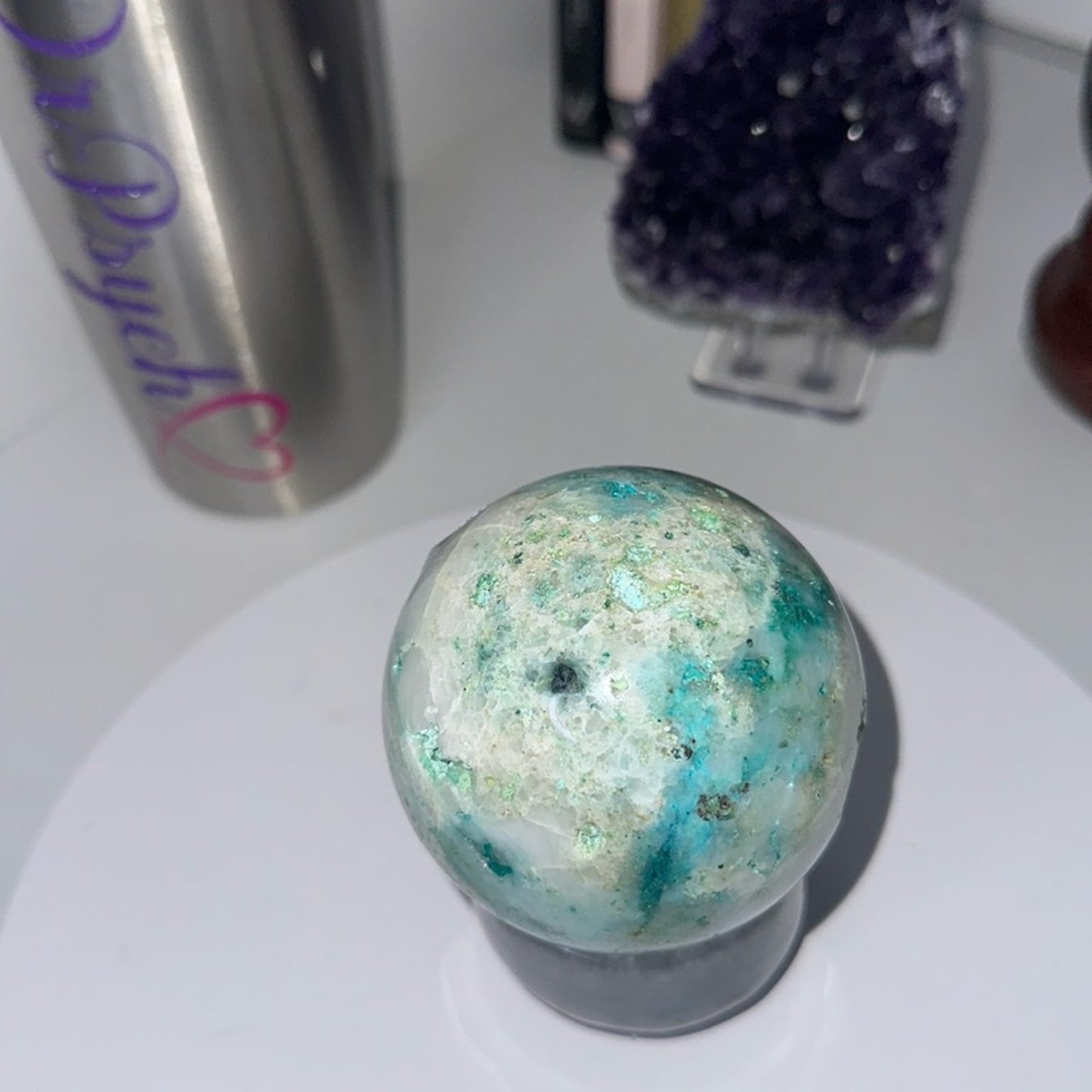 Phoenix Stone Druzy Sphere 70MM - PHSTNSPH -003