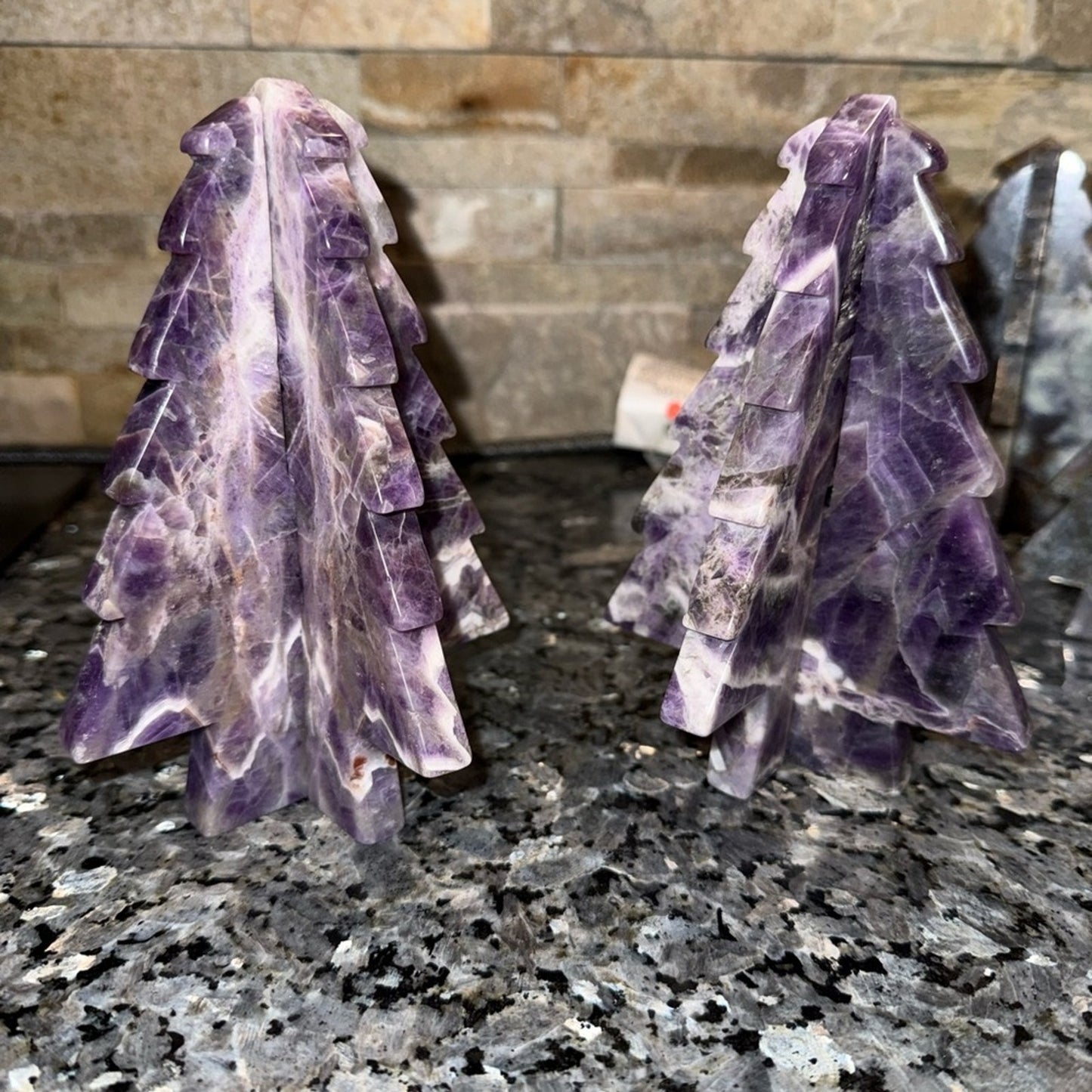 Crystal Tree Puzzle Piece - Pick 1 - Ocean Jasper or Dream Amethyst