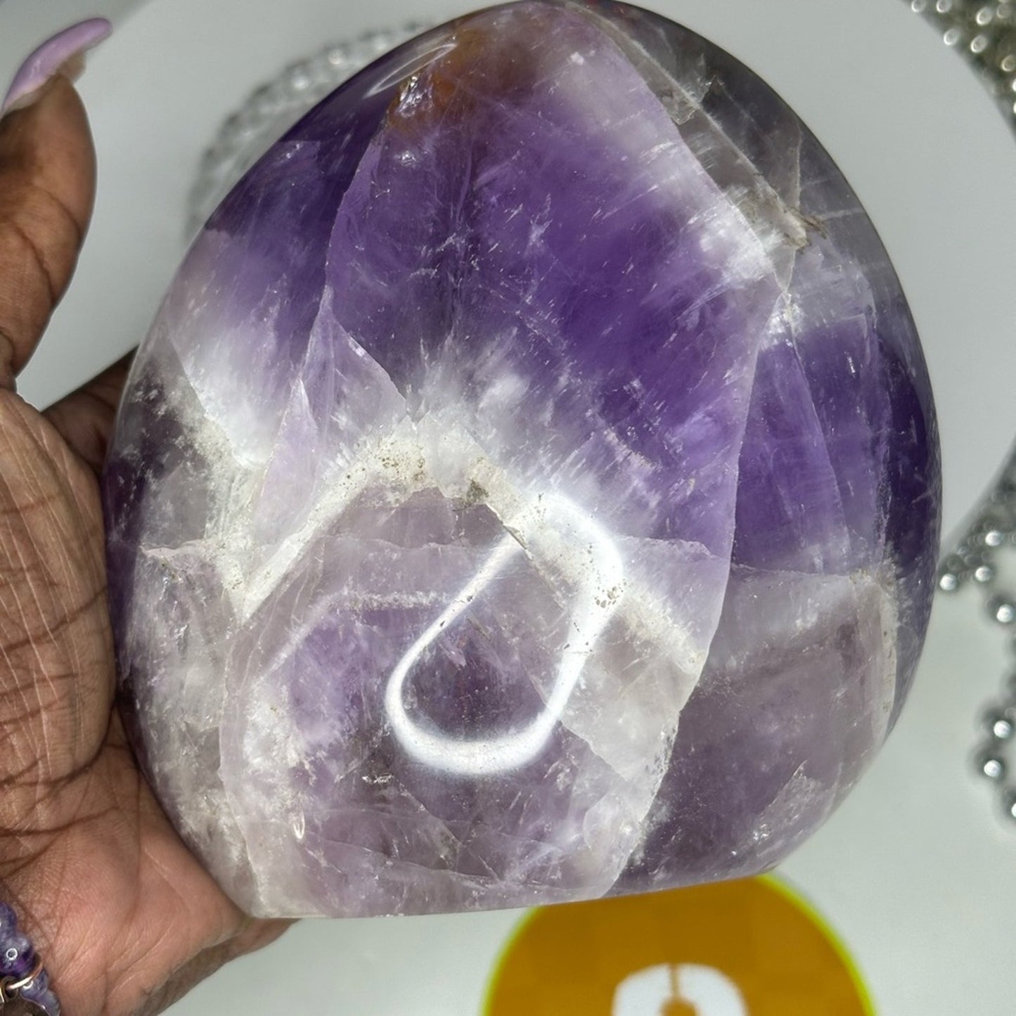 Chevron Amethyst Jumbo Mountain - CHAMYMTNJMB-001