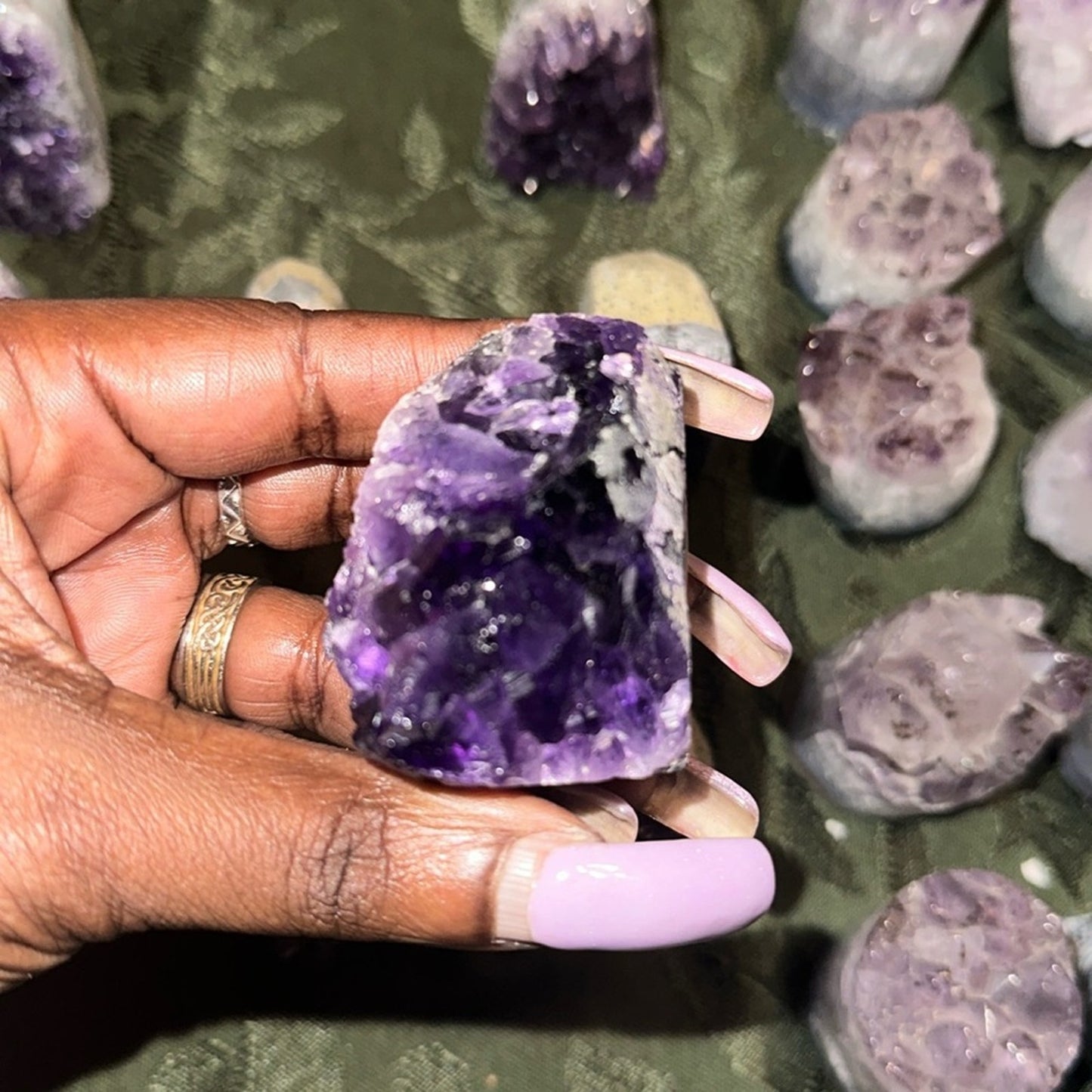 Brazilian Dark Amethyst Raw Point Select from Columns 1, 2, 3 - Price for 1