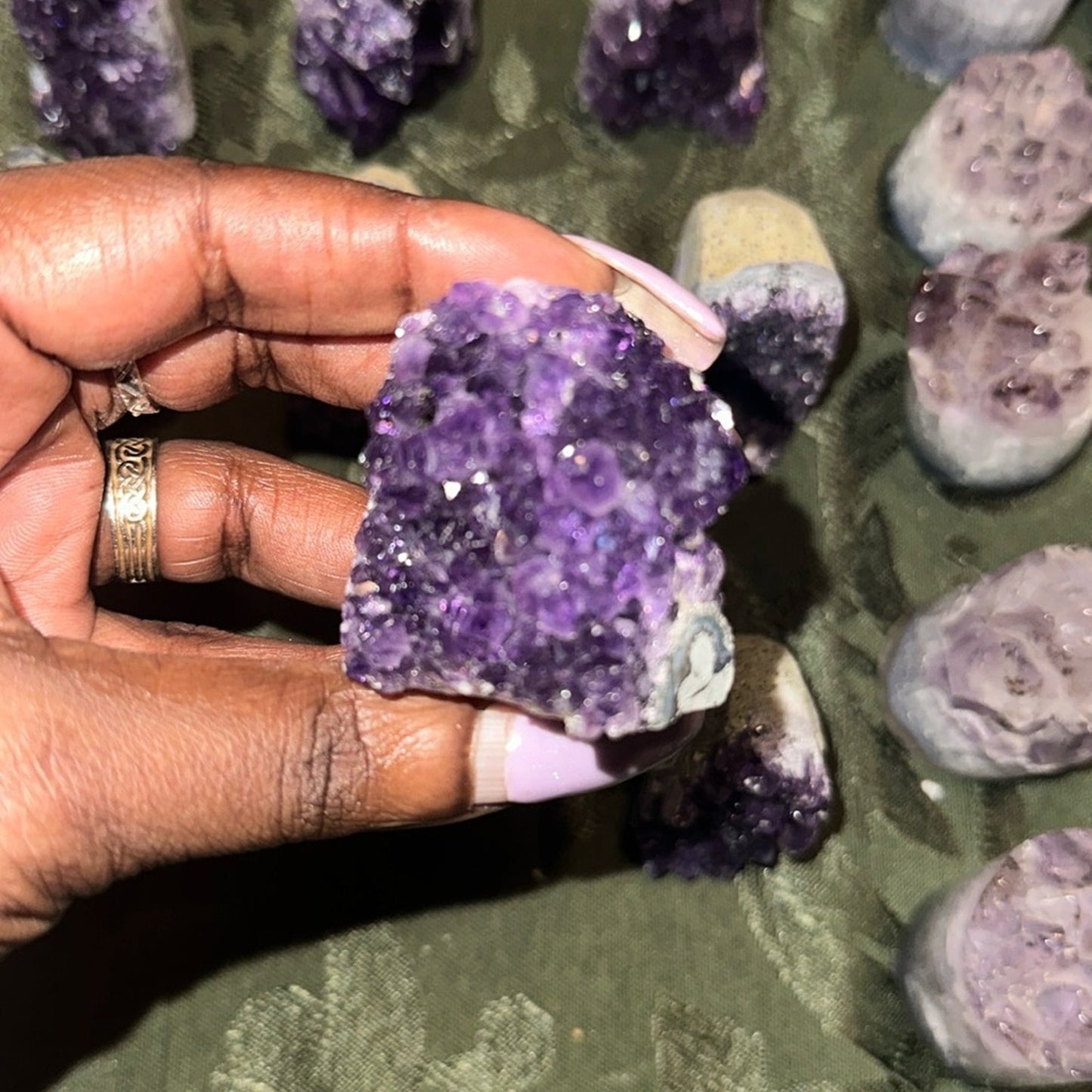 Brazilian Dark Amethyst Raw Point Select from Columns 1, 2, 3 - Price for 1