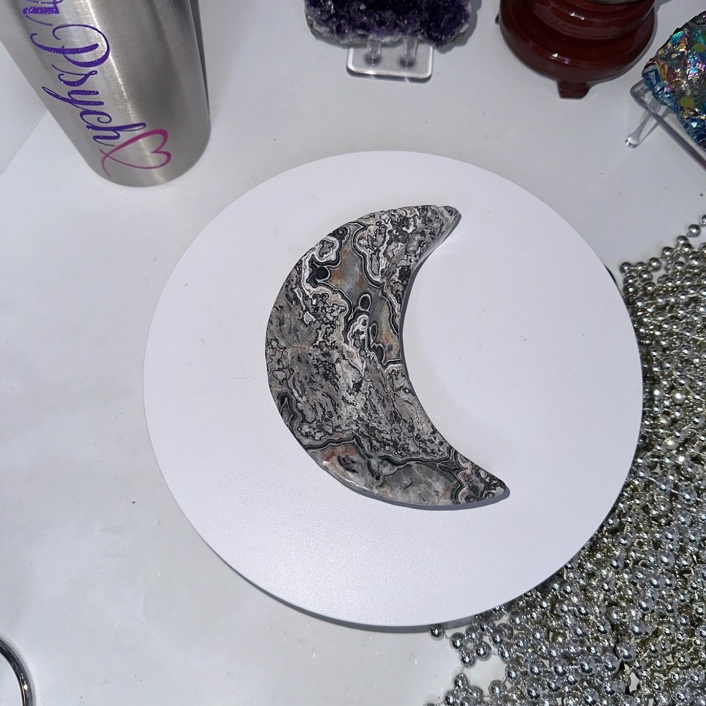 Picasso Jasper Crescent Moon Bowl - PIJASPERMOONBOWL - 362MM